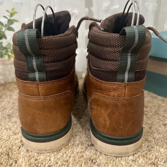 Toms Men’s Ashland 2.0 Waterproof Topaz Brown Leather Boots - Picture 7 of 8